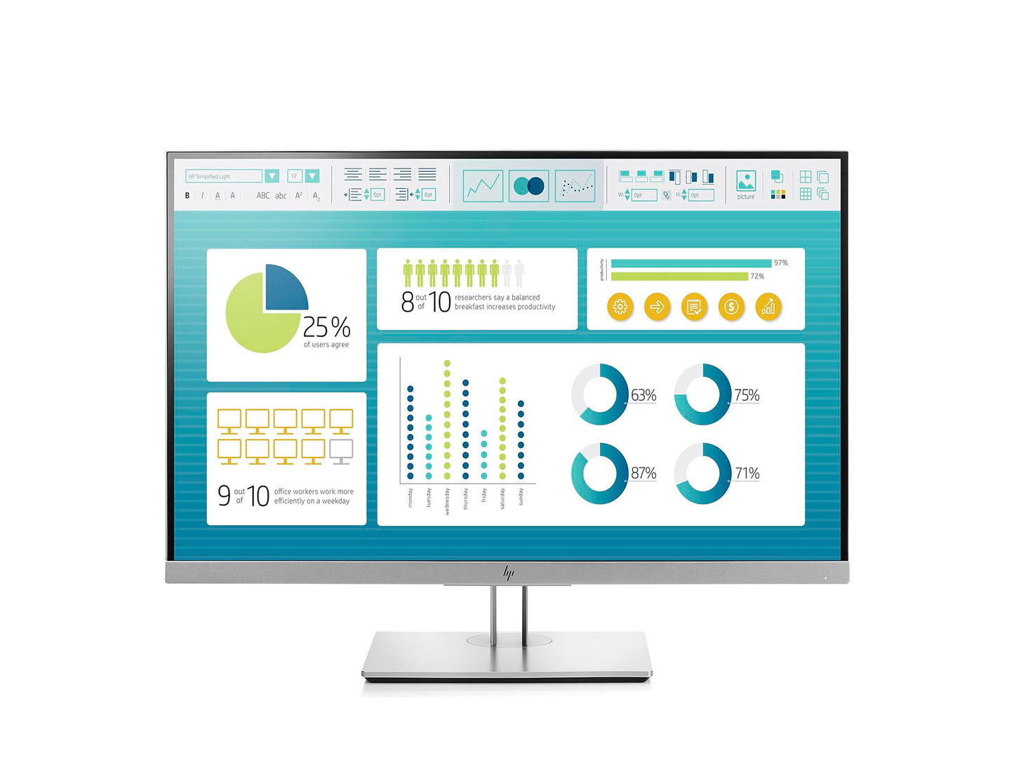 MONITOR HP E273 / 27 PULGADAS FHD