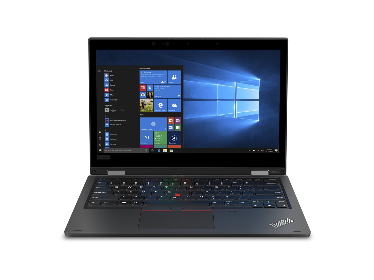 LAPTOP LENOVO THINKPAD L390 YOGA / CORE I5 8VA GENERACION / 16GB /256 GB - By:ElePc